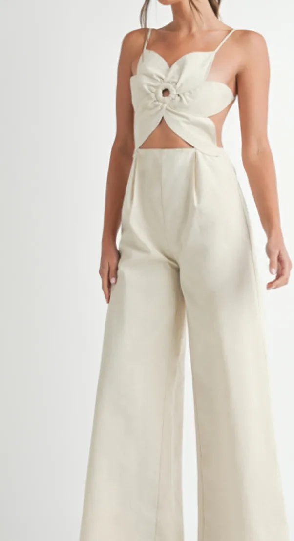 Fiona Floral Cutout Jumpsuit
