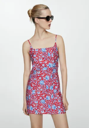 Floral print dress