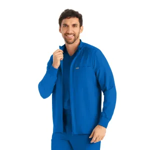 Forward LJ703 Men's 3 Pocket Scrub Jacket Royal
