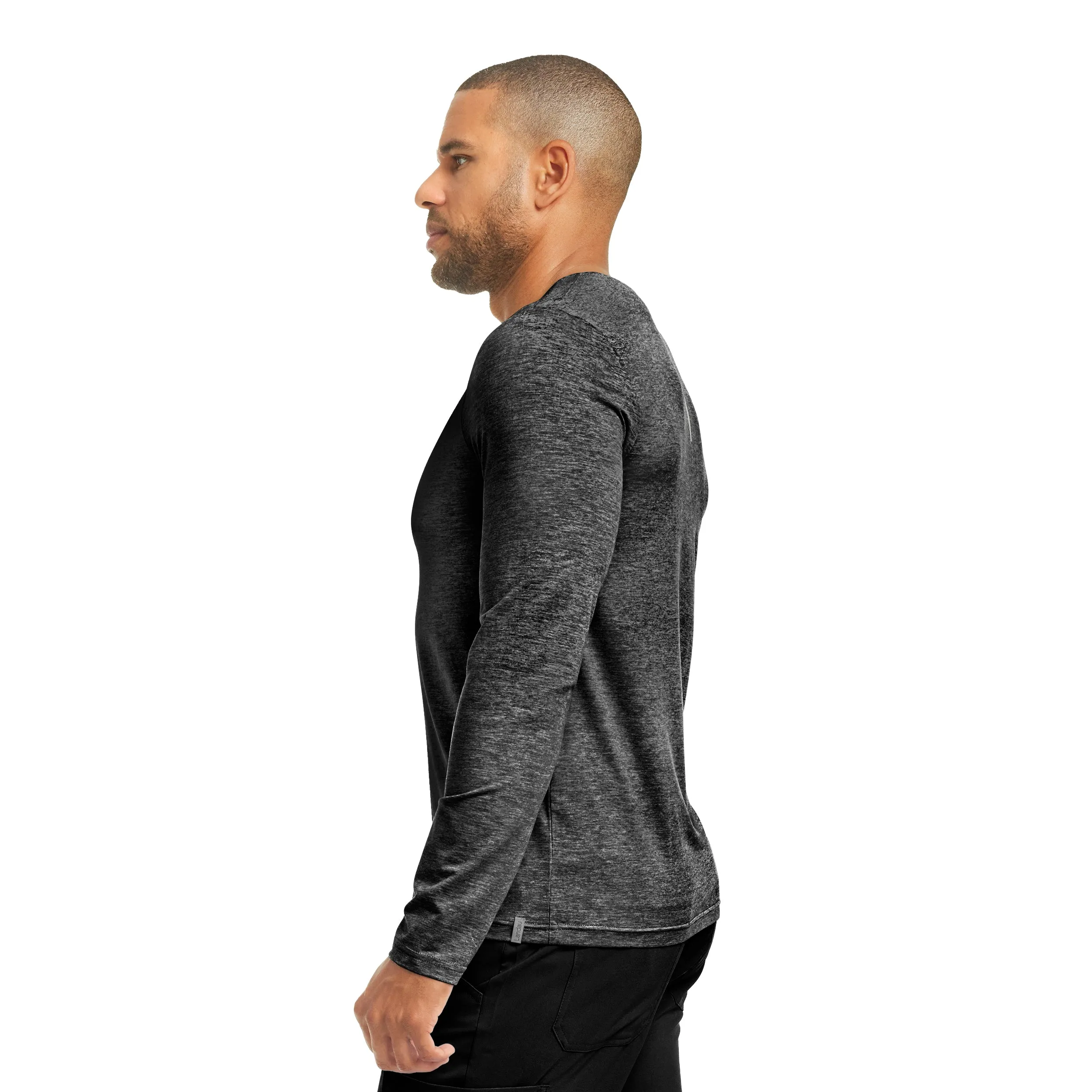 Forward LT112 Men's Long Sleeve Tee Heather Black
