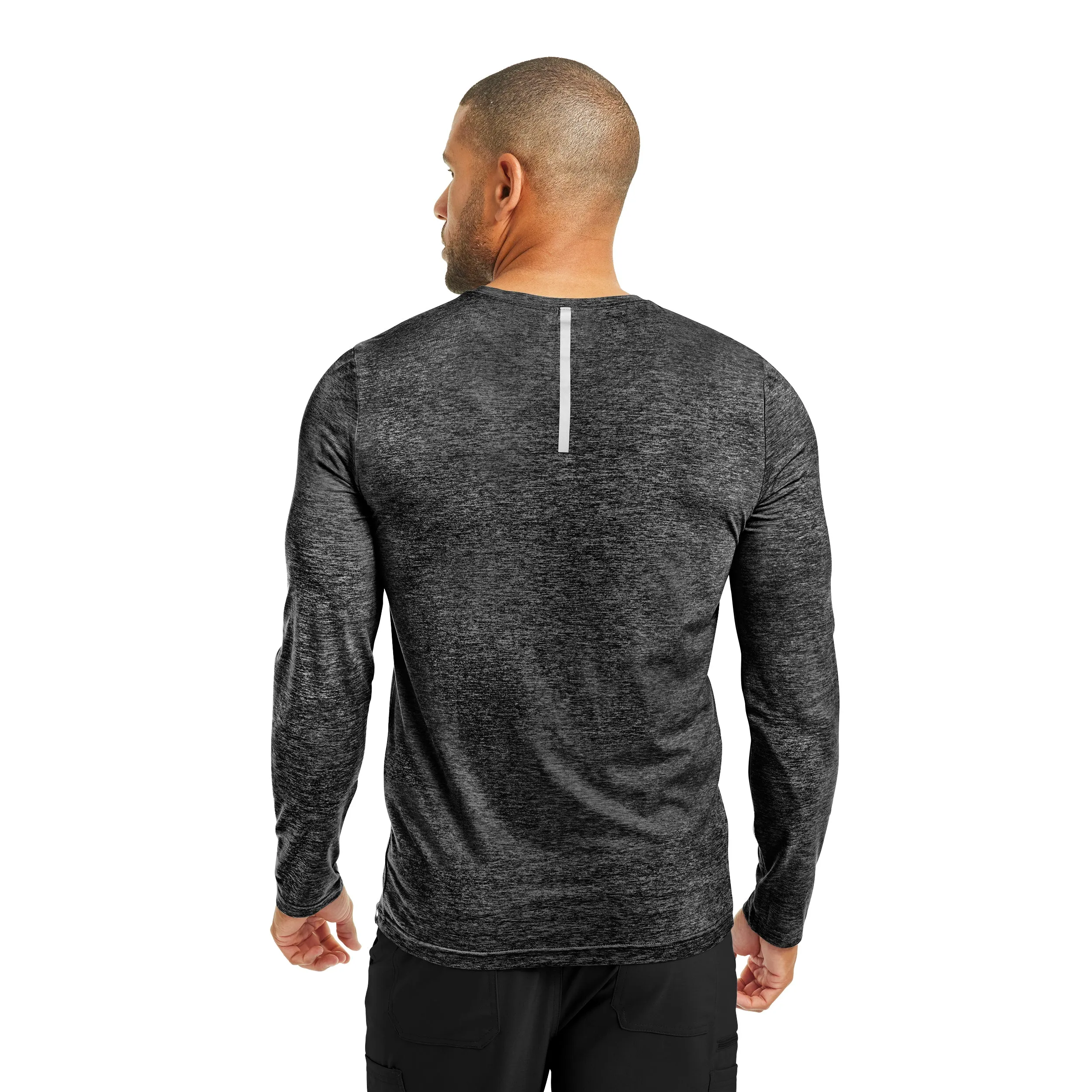 Forward LT112 Men's Long Sleeve Tee Heather Black