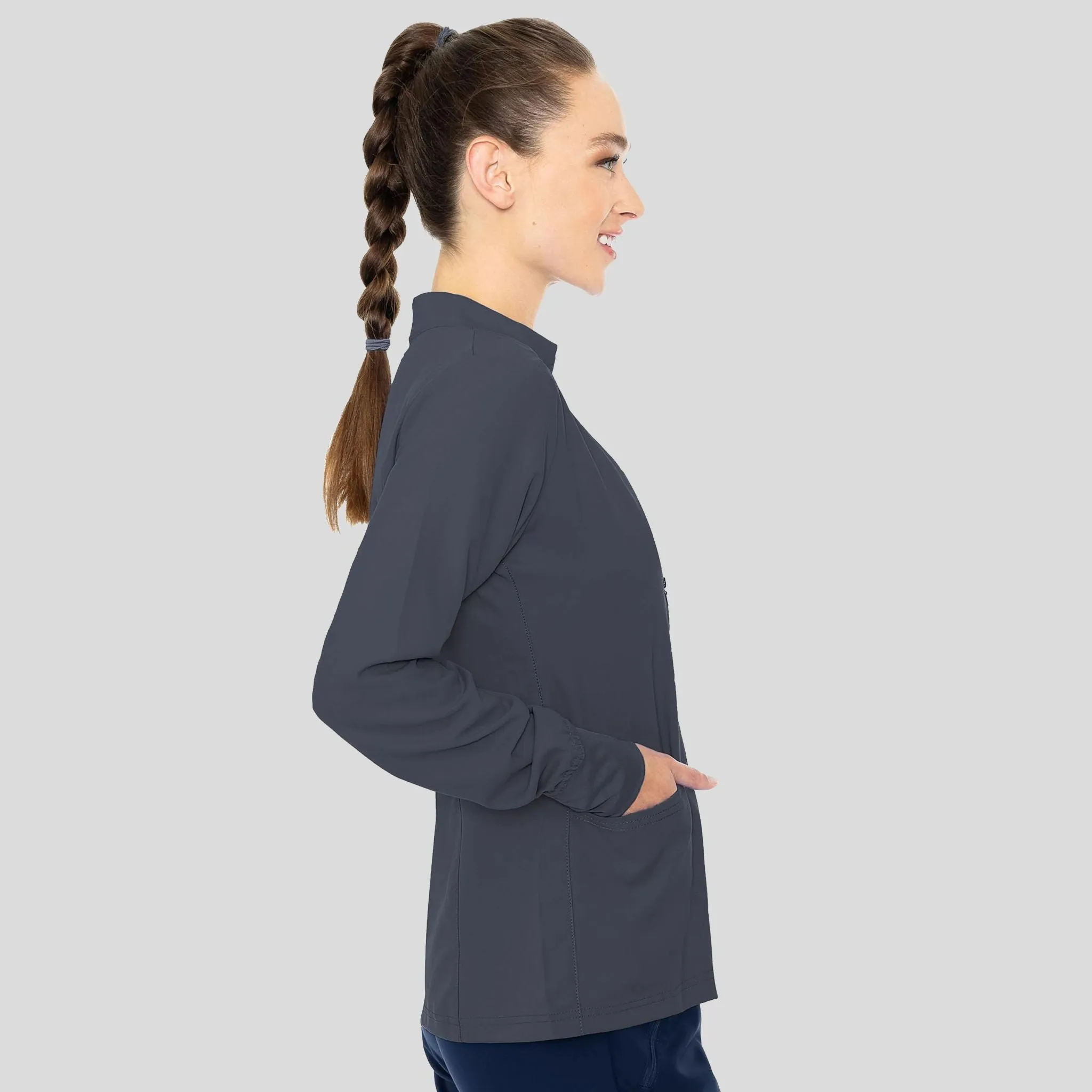 Front Pocket Warm Up | Pewter