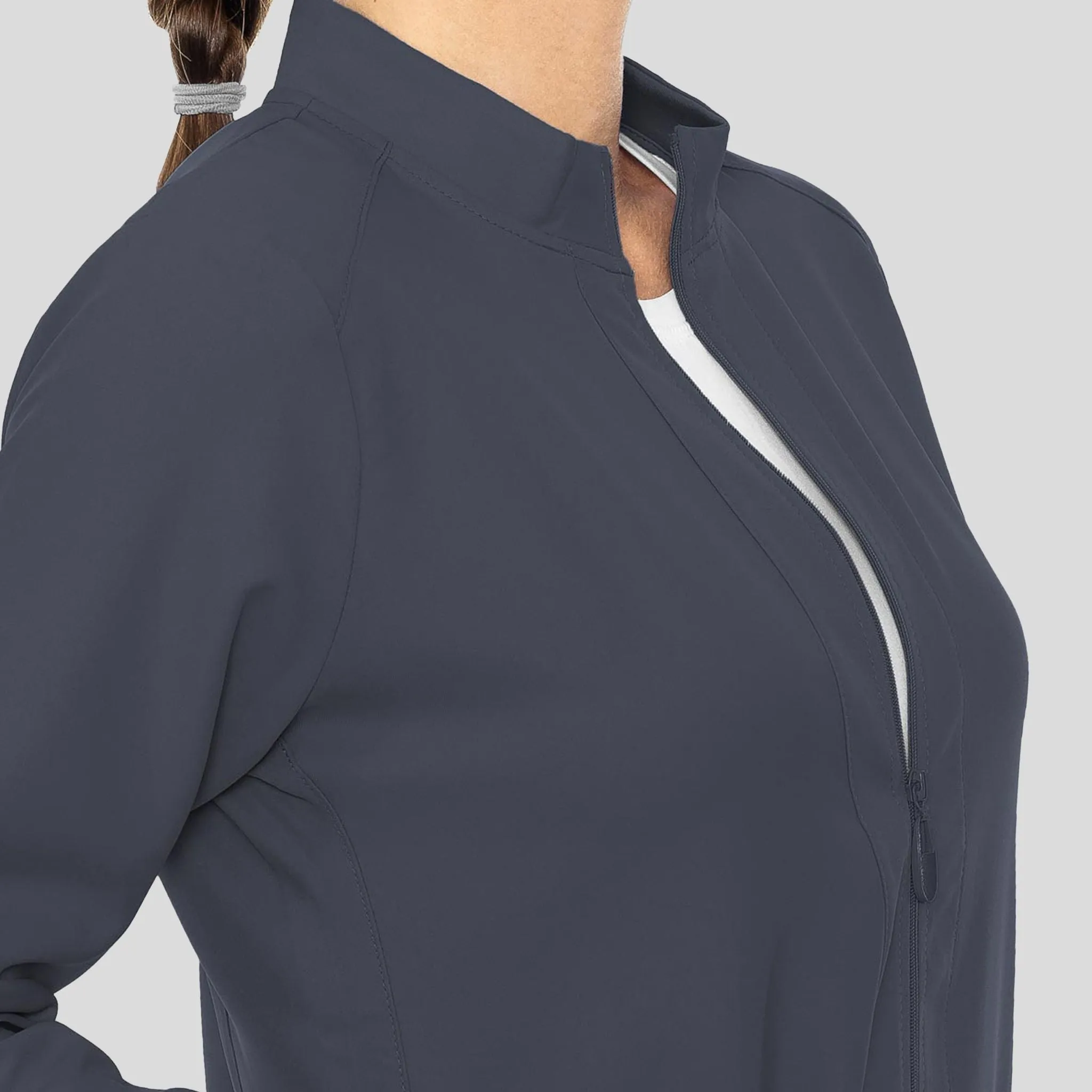 Front Pocket Warm Up | Pewter
