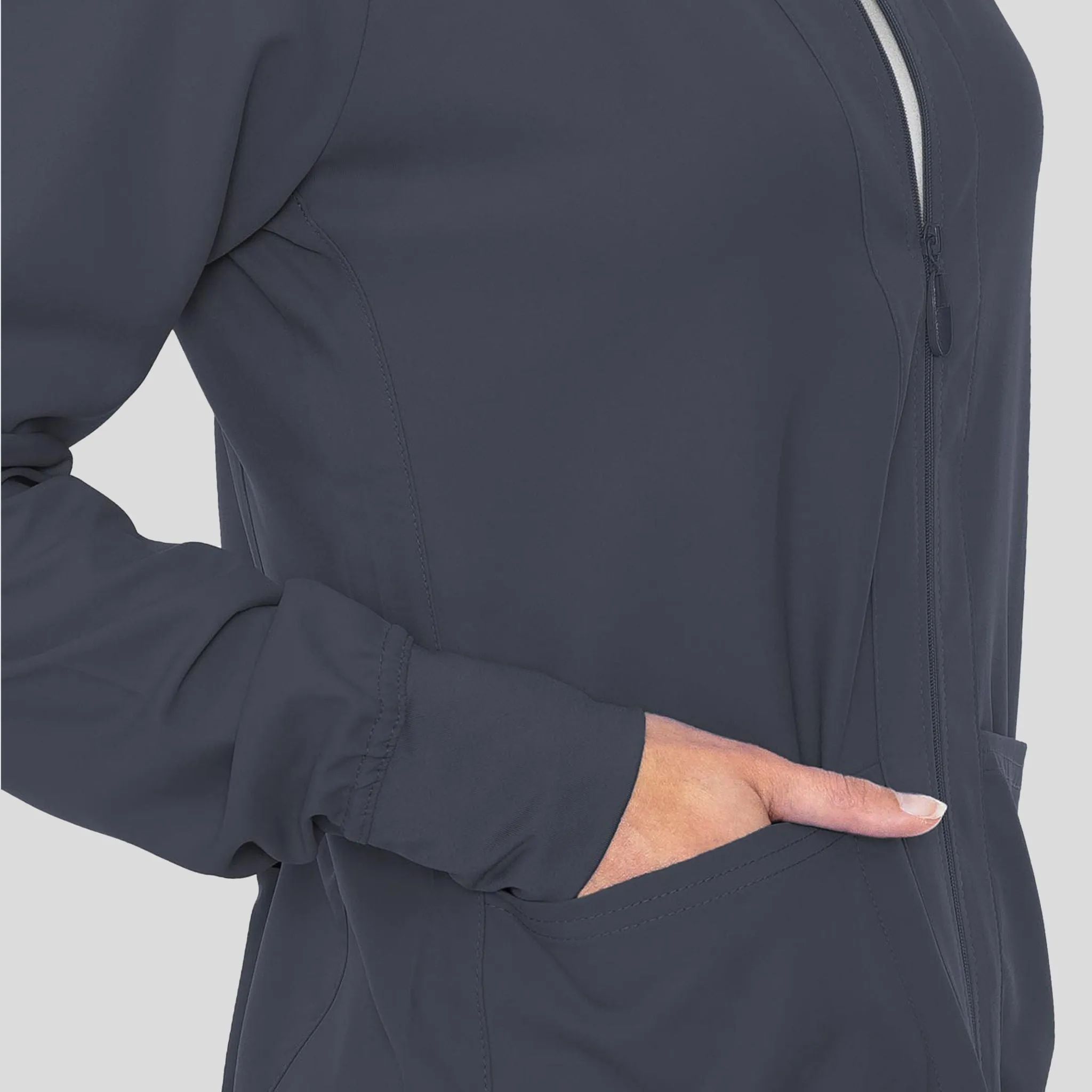 Front Pocket Warm Up | Pewter