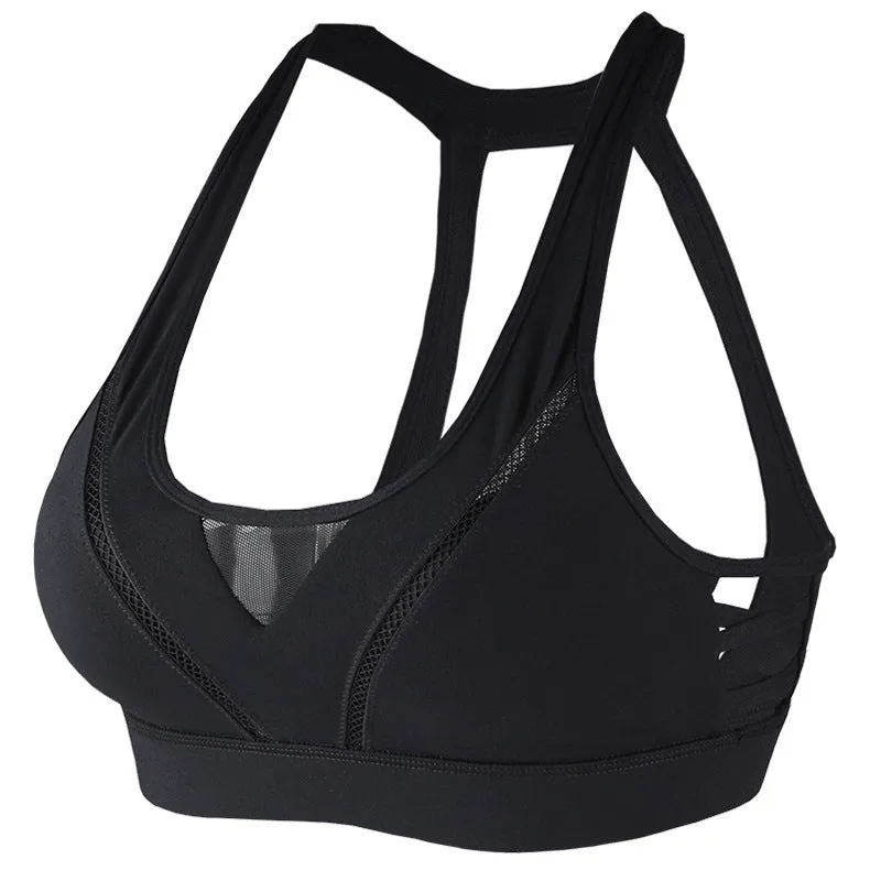 Gathered shaped fitness bra underwear trendy