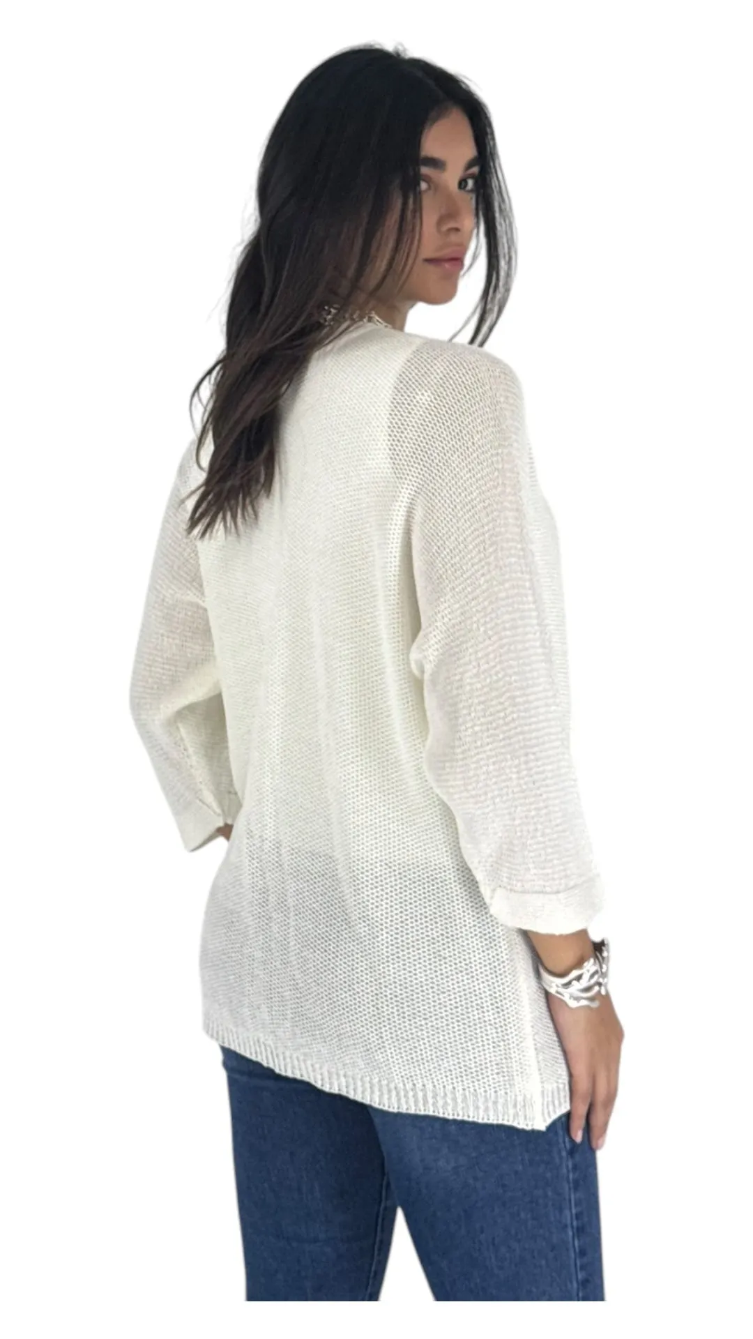 Gaudi white cardigan