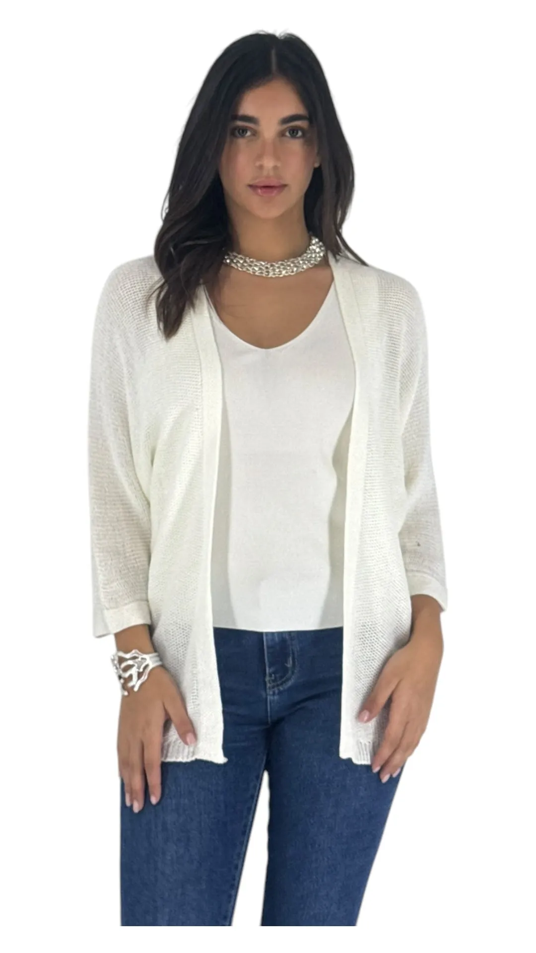 Gaudi white cardigan