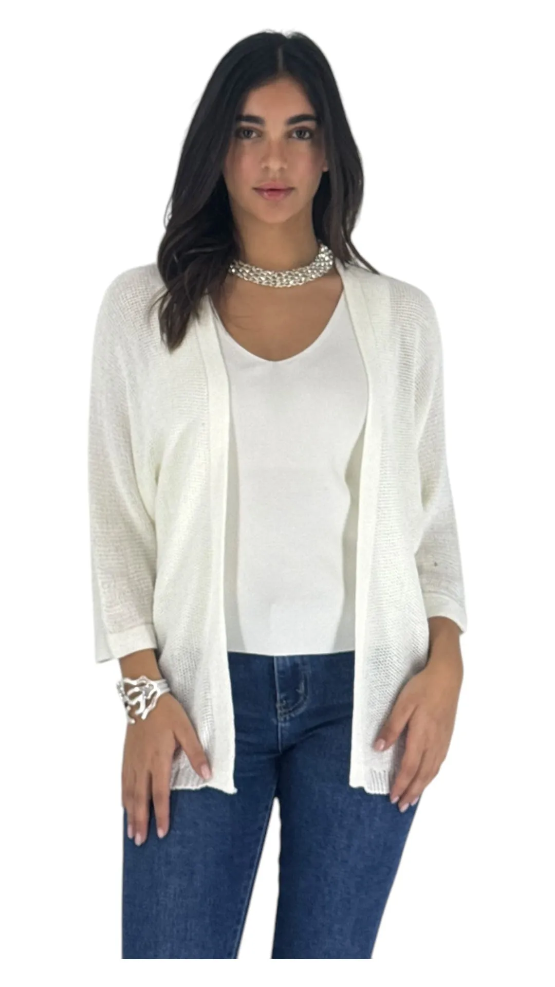 Gaudi white cardigan