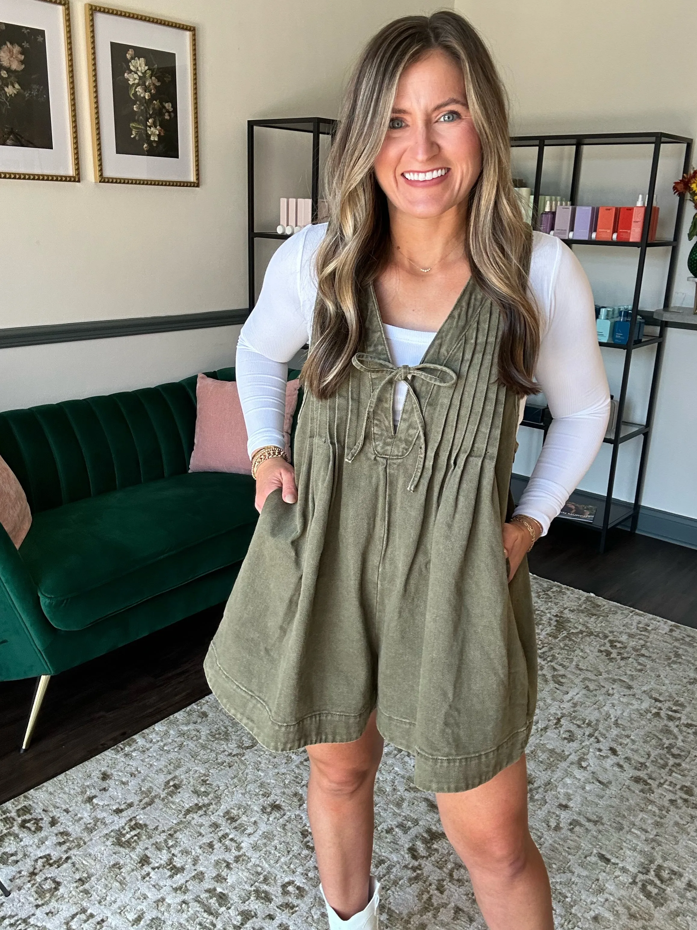 Go To Green Romper