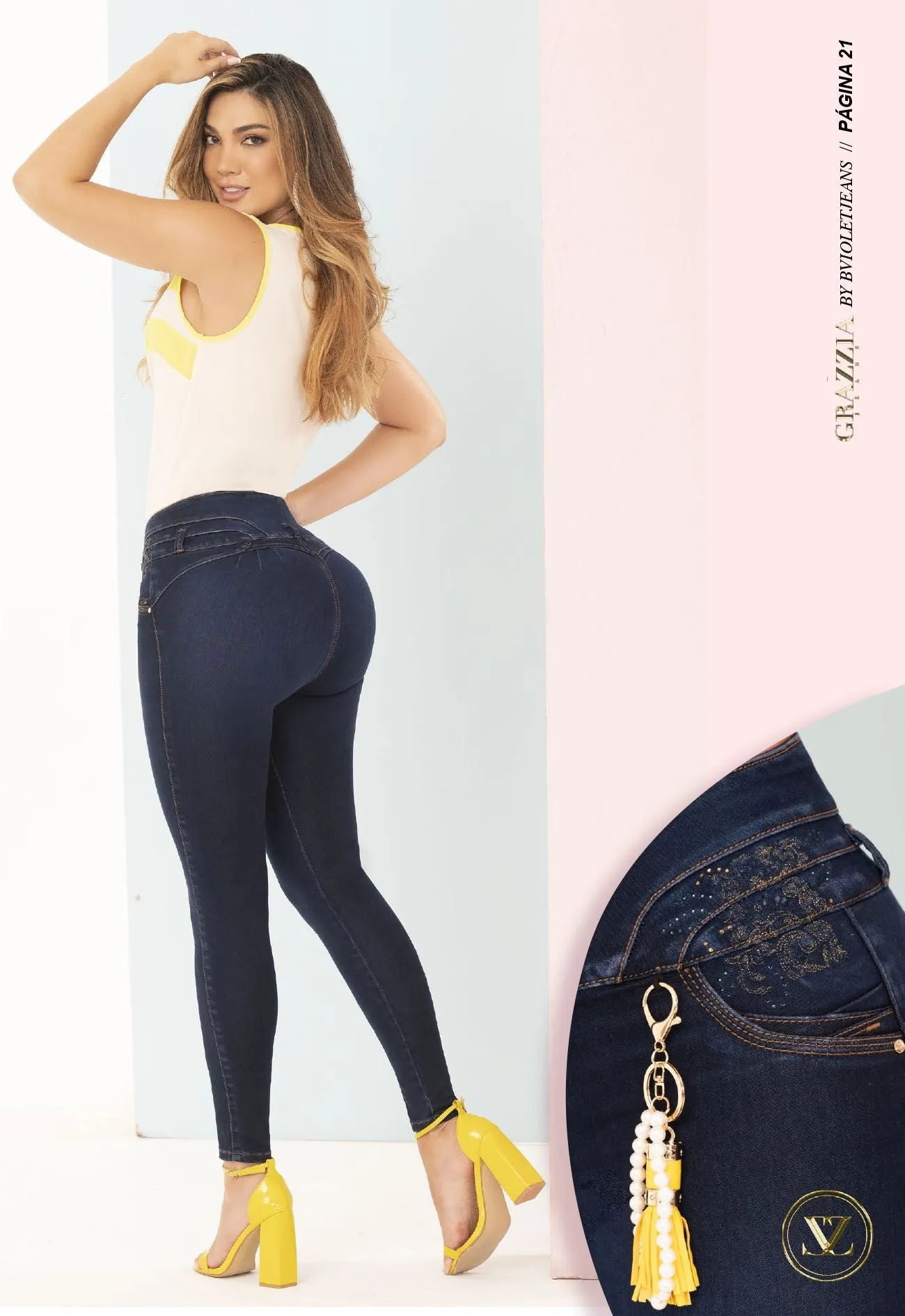 GR450 100% Authentic Colombian Push Up Jeans