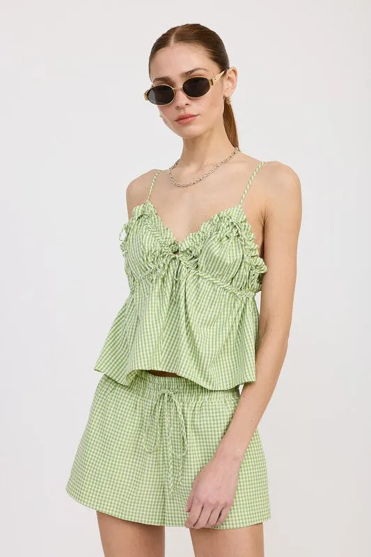 Grecian Ruffle Top