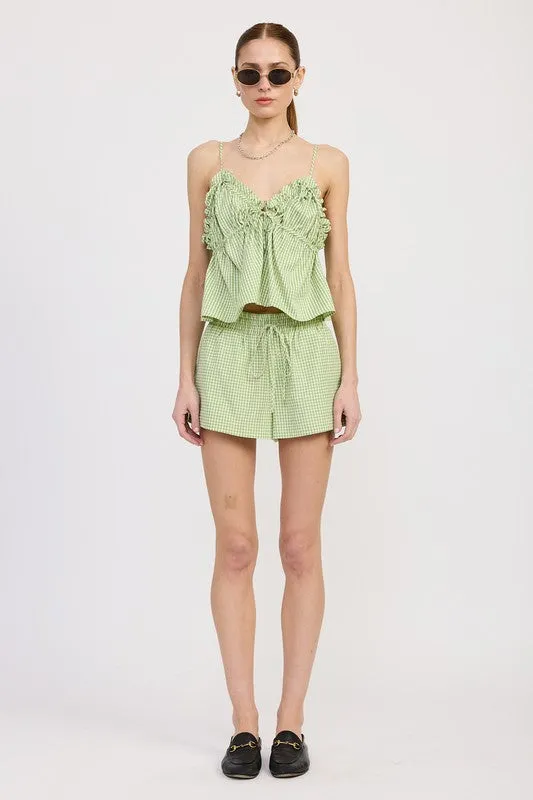 Grecian Ruffle Top