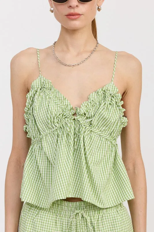 Grecian Ruffle Top