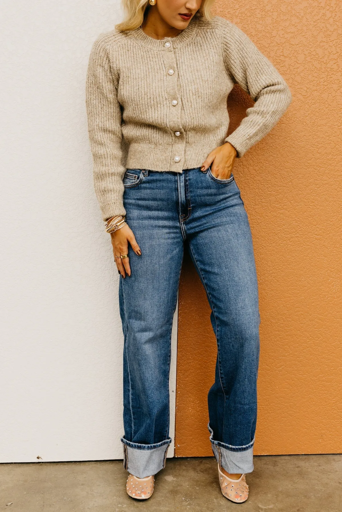 Hidden Denim | The Logan Cuffed Dad Denim