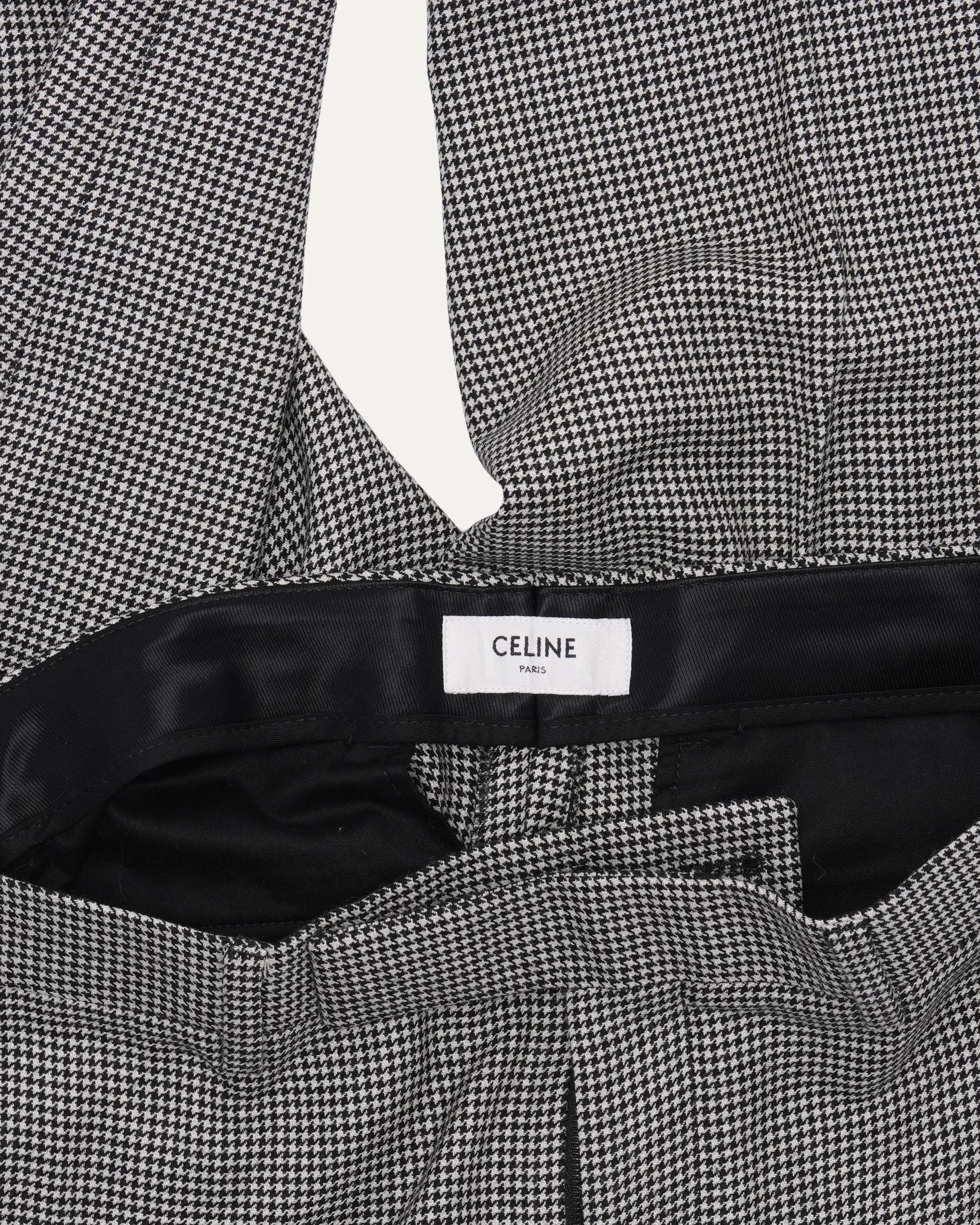 Houndstooth Shawl Collar Suit