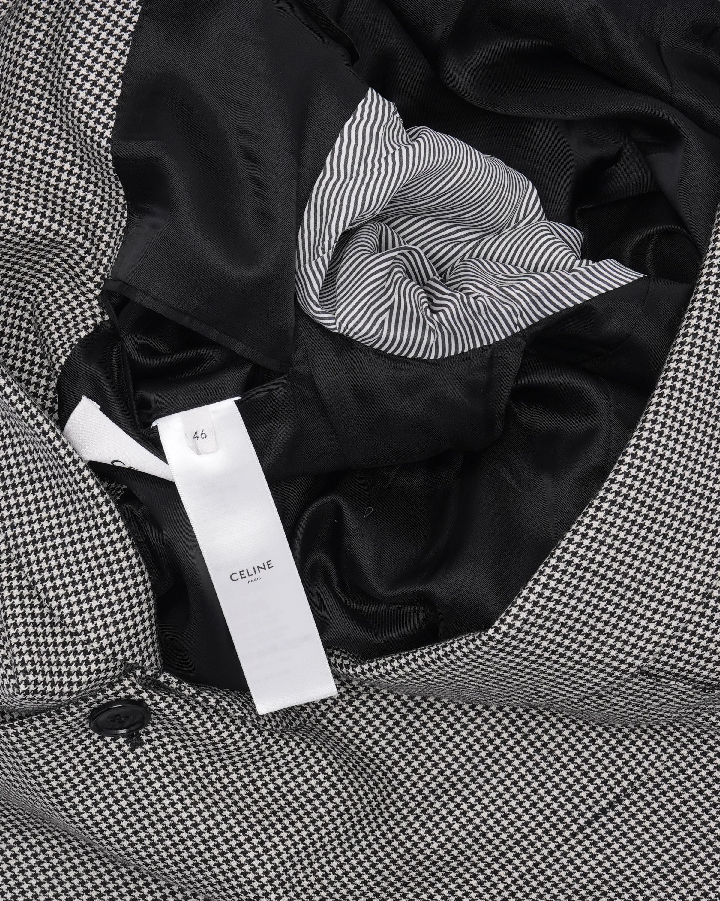 Houndstooth Shawl Collar Suit