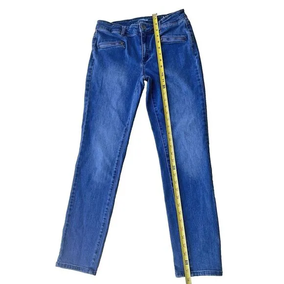 J. Mclaughlin Treva womens Jeans skinny comfortable pockets zip blue  size 6