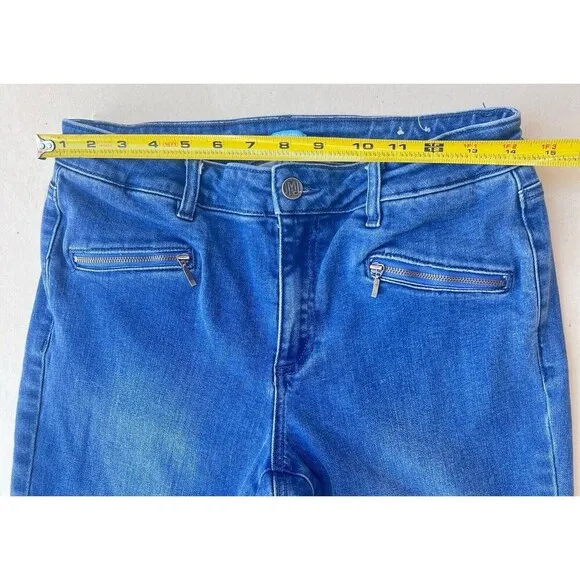 J. Mclaughlin Treva womens Jeans skinny comfortable pockets zip blue  size 6