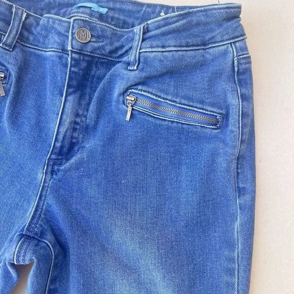 J. Mclaughlin Treva womens Jeans skinny comfortable pockets zip blue  size 6