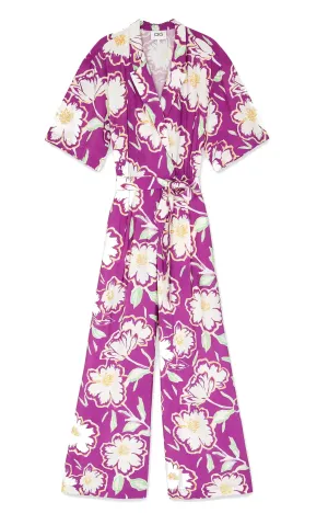 Janasleeve Jumpsuit Paars