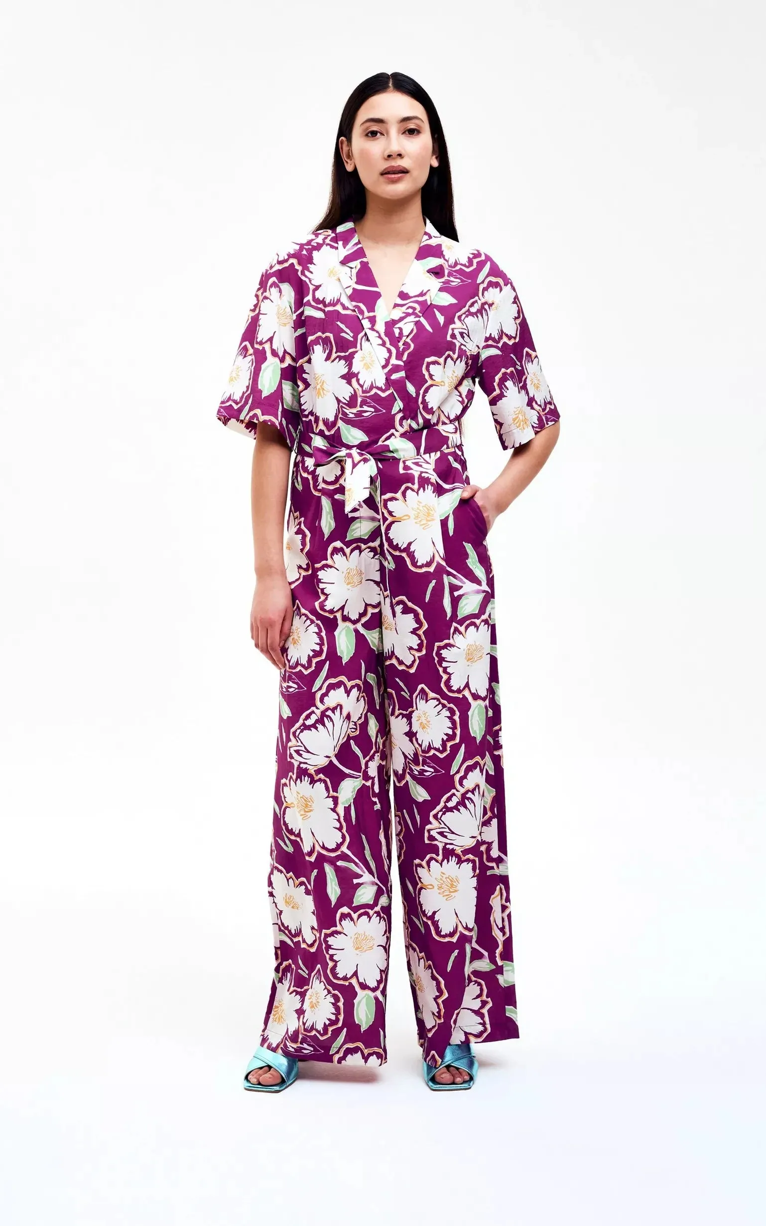 Janasleeve Jumpsuit Paars