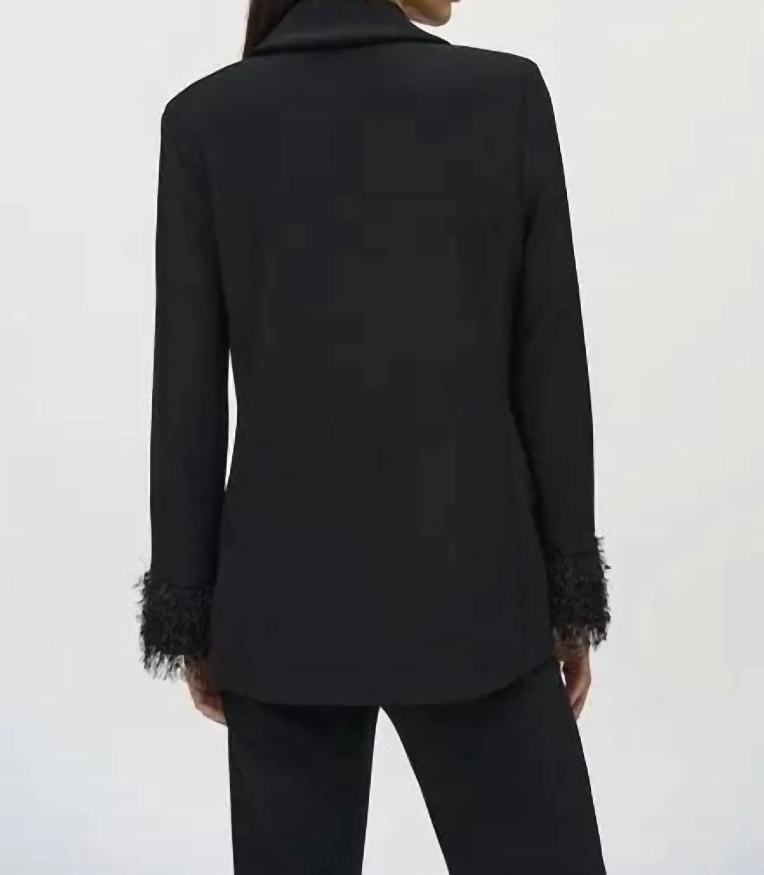 Joseph Ribkoff - Women's Silky Knit and Novelty Straight Blazer