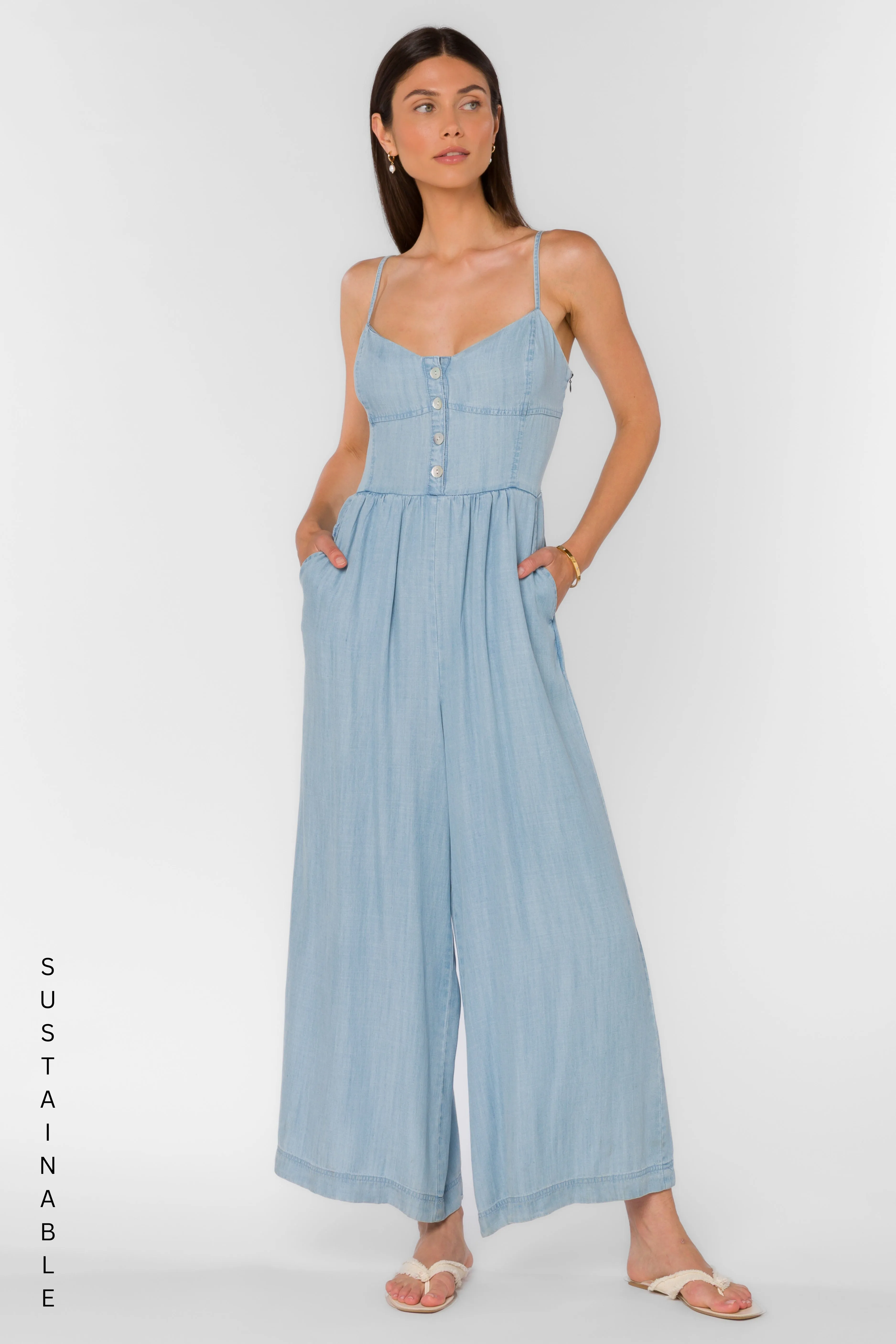 Karla Catalina Sky Jumpsuit