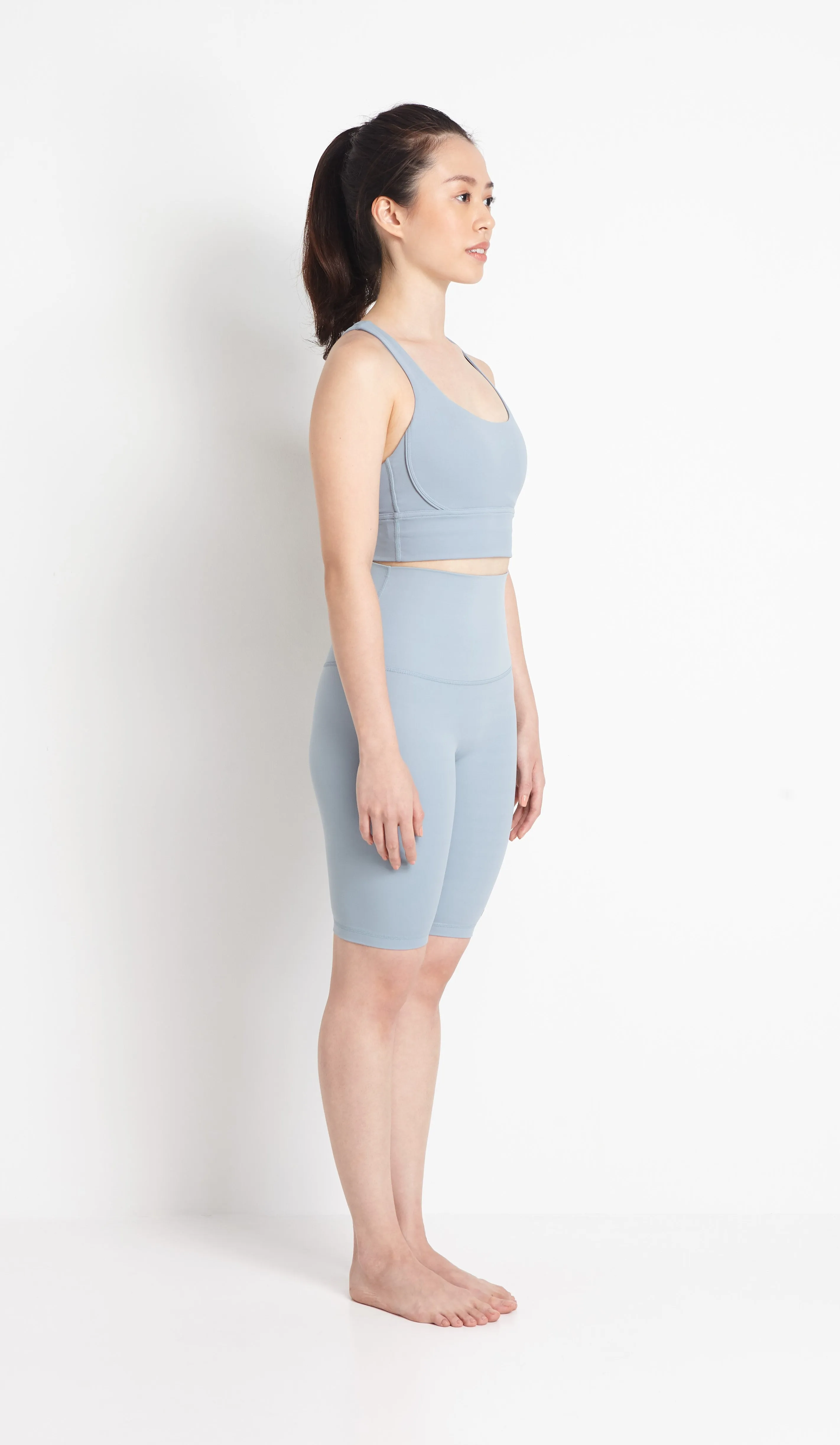 Kaylee Women Sports Bra (Light Blue)