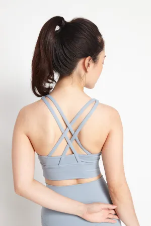 Kaylee Women Sports Bra (Light Blue)