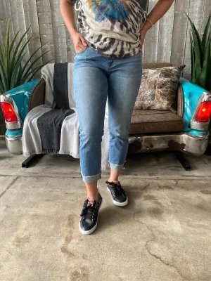 Kut From the Kloth Abigail Cropped Straight Leg Jeans