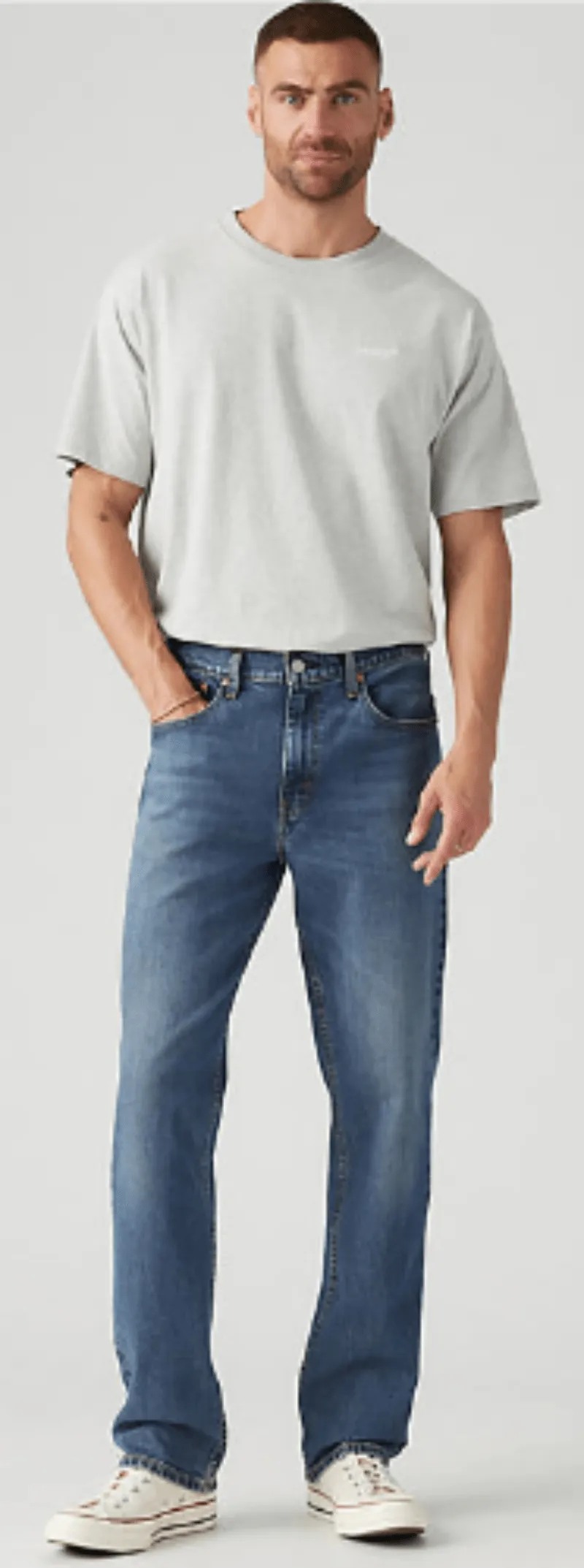 Levi Jeans Mens 516 Straight Leg