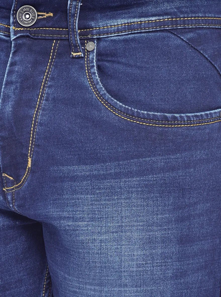 Light Blue Washed Straight Fit Jeans | JadeBlue