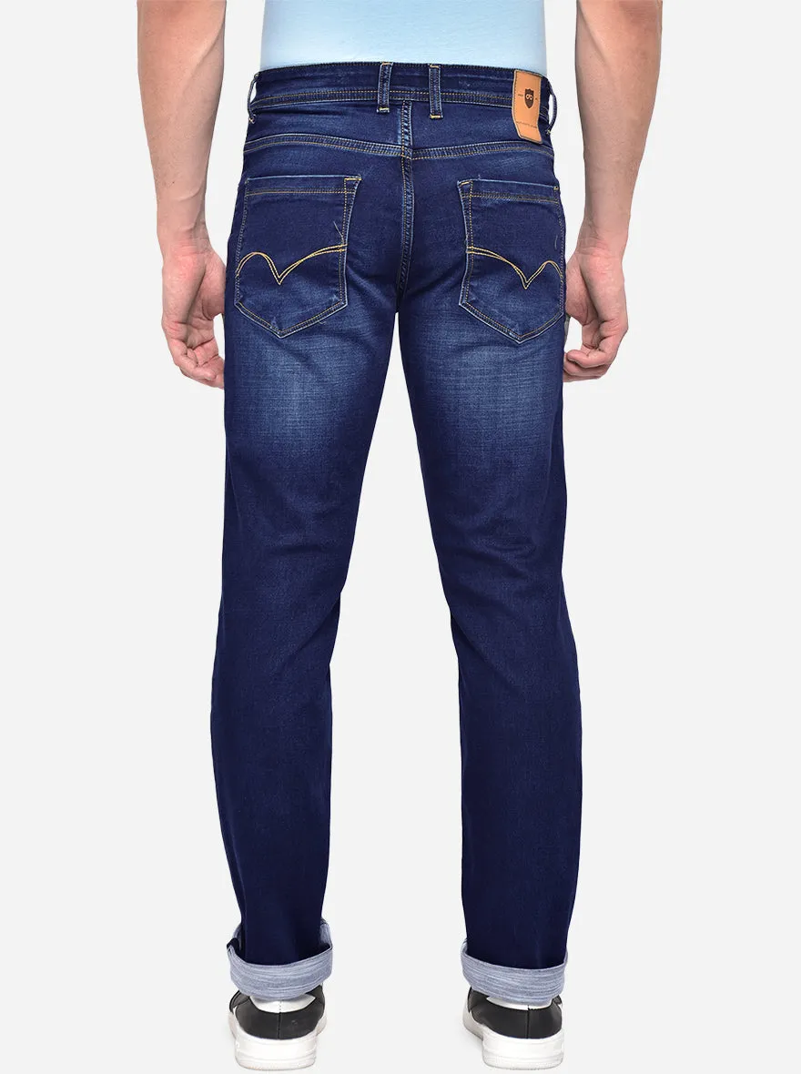 Light Blue Washed Straight Fit Jeans | JadeBlue