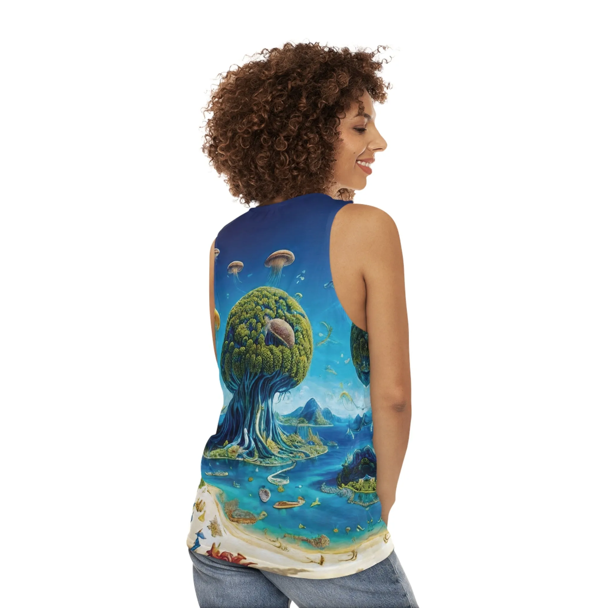 Light Tank Top - Cosmic Tree Isle