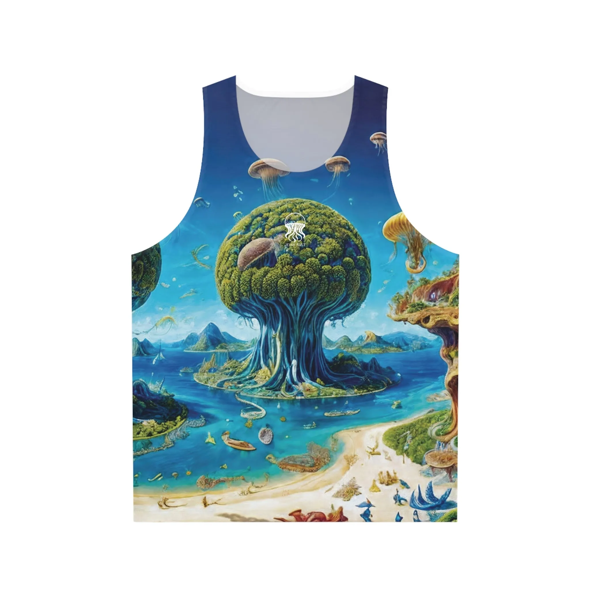 Light Tank Top - Cosmic Tree Isle