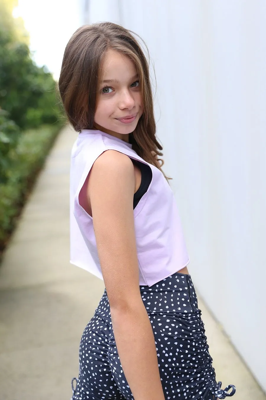 Lilac Cropped Tank