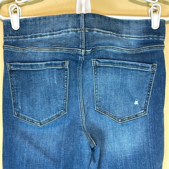 Liverpool Womens Ankle Skinny High Waist Distressed Jeans, Johnson Blue, Size 6
