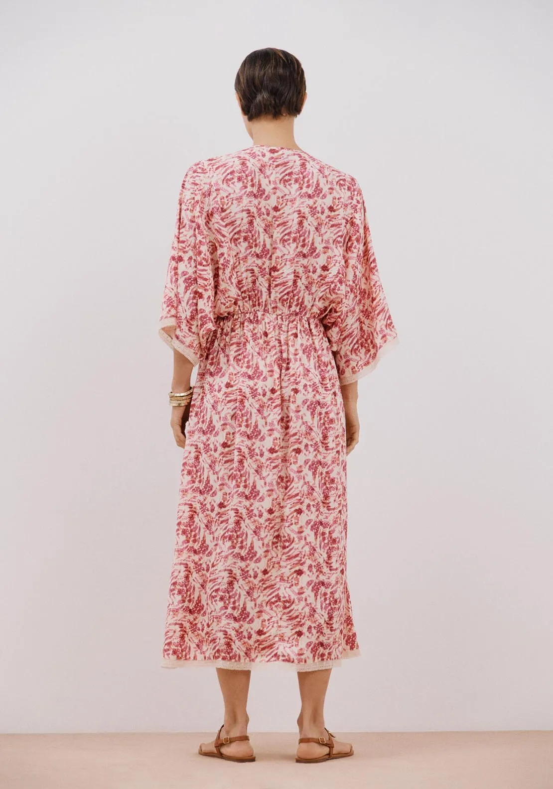Long Printed Dress - Multicoloured