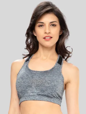 Lovable Grey Solid Padded Non Wired Full Coverage Bra - MANTRA SPORTS BRA_DS-BI
