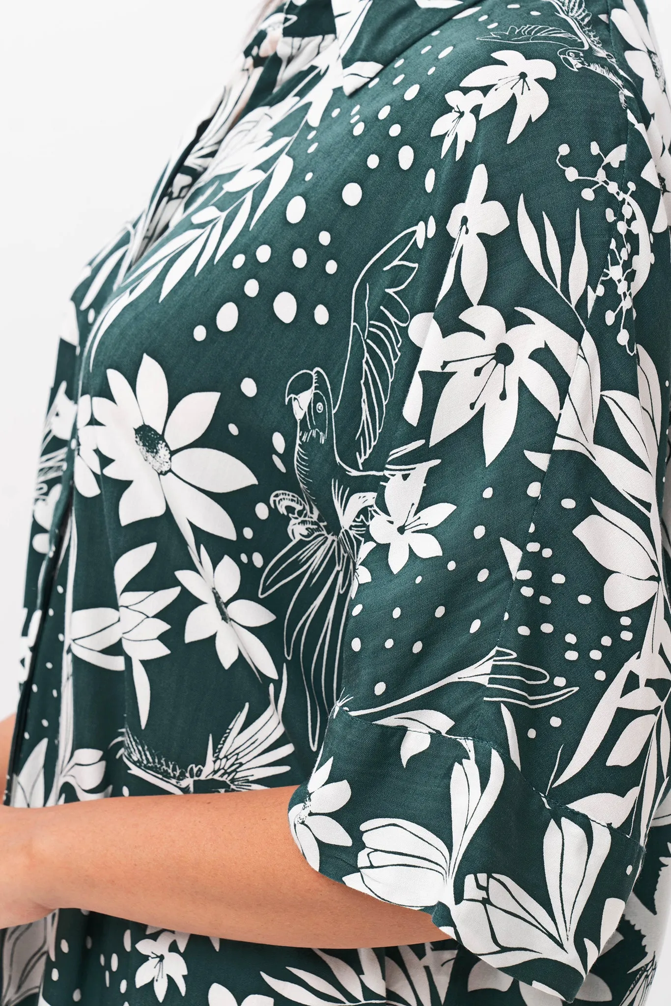Lupita Midi Dress Green
