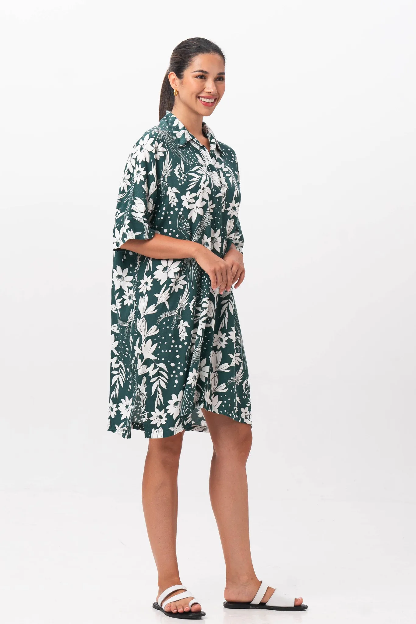 Lupita Midi Dress Green