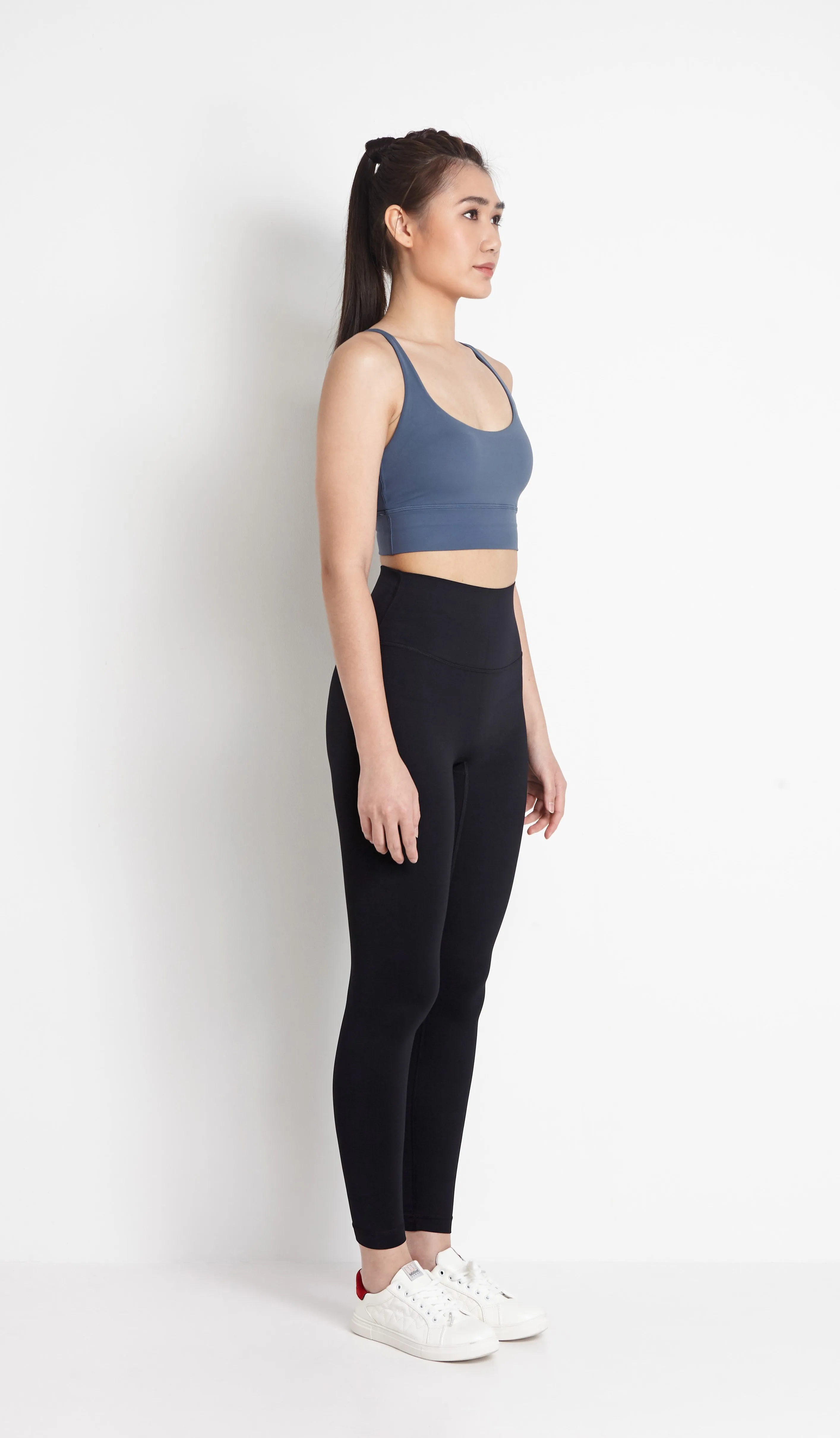 Lydia Women Sports Bra (Medium Blue)