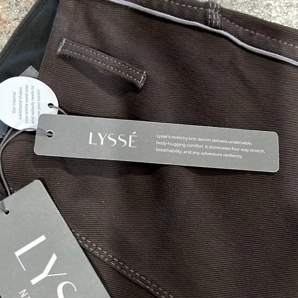 Lysse knit denim jeans size small