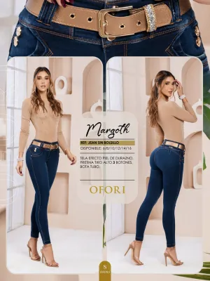 Margoth 100% Authentic Colombian Push Up Jeans