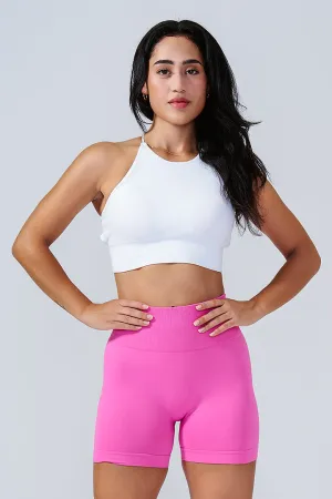 MIX AND MATCH WHITE SPORT CROSS STRAP BRA