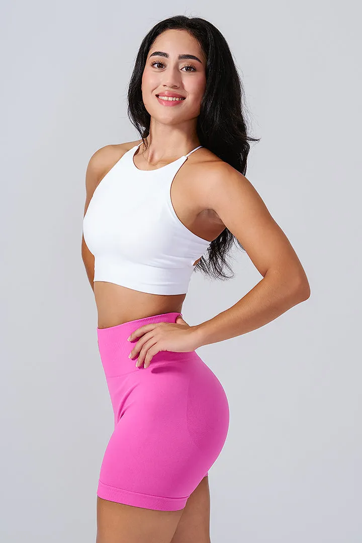 MIX AND MATCH WHITE SPORT CROSS STRAP BRA