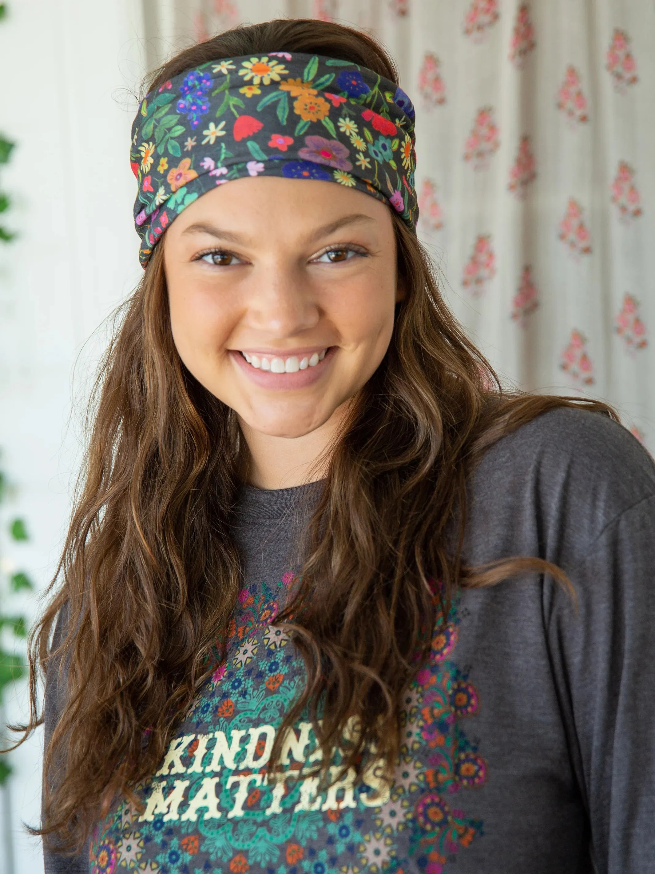 Natural Life Full Boho Bandeau® Headband - Multi Wildflowers