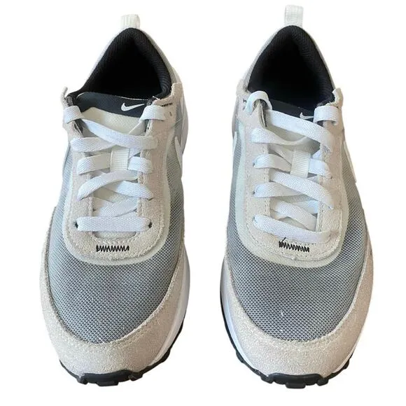 Nike Kids Waffle One GS Summit White 2.5 Youth Sneaker Mesh Suede Athletic Shoe