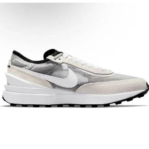 Nike Kids Waffle One GS Summit White 2.5 Youth Sneaker Mesh Suede Athletic Shoe