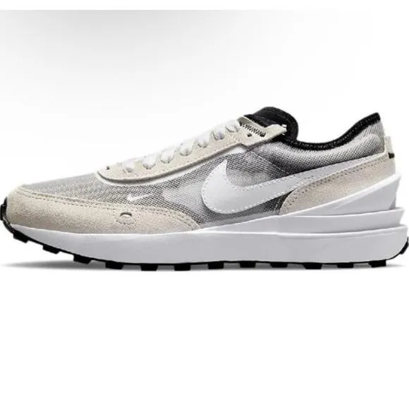 Nike Kids Waffle One GS Summit White 2.5 Youth Sneaker Mesh Suede Athletic Shoe